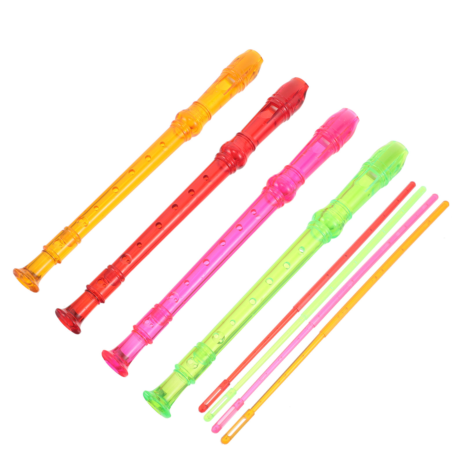 4Pcs Transparent Soprano Recor - Soprano Recorder Plastic review and price
